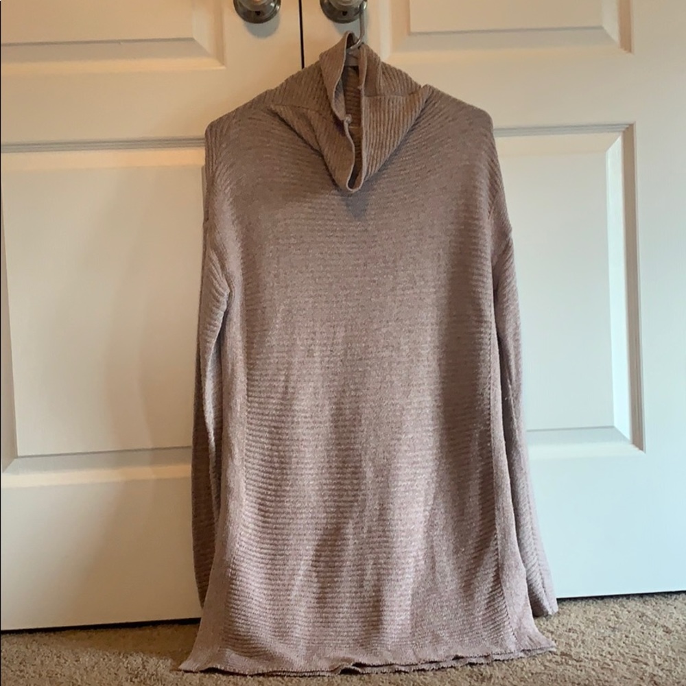 Long sleeve, turtleneck sweater dress